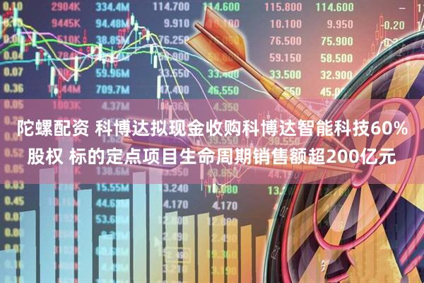 陀螺配资 科博达拟现金收购科博达智能科技60%股权 标的定点项目生命周期销售额超200亿元