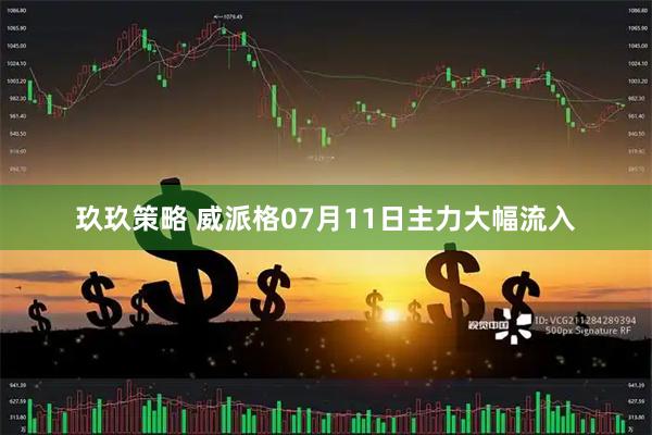 玖玖策略 威派格07月11日主力大幅流入